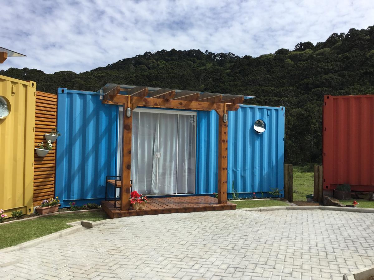 Villa Dos Ventos Hospedagem Container Бон-Жардин-да-Серра Экстерьер фото