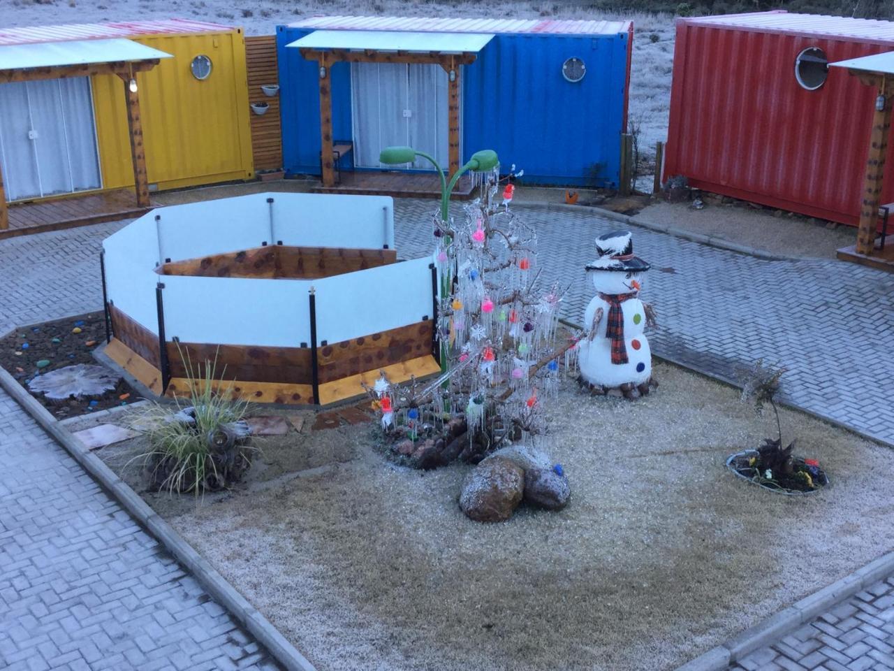 Villa Dos Ventos Hospedagem Container Бон-Жардин-да-Серра Экстерьер фото
