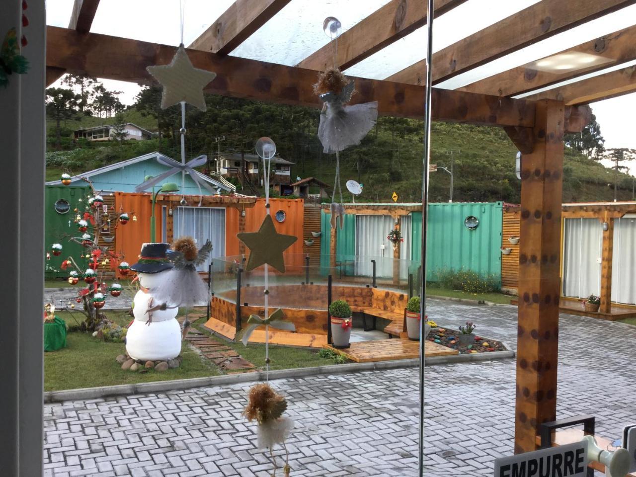 Villa Dos Ventos Hospedagem Container Бон-Жардин-да-Серра Экстерьер фото